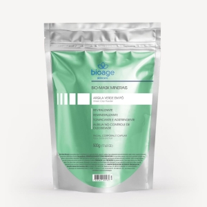 Bio-Mask Minerais Argila Verde Em Pó 500g